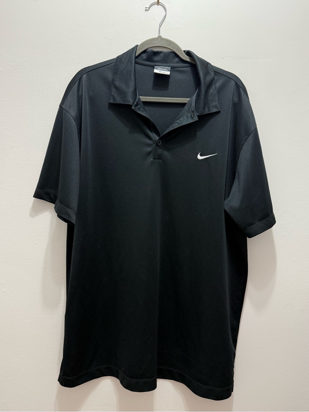Nike Golf Polo Collar Shirt in black XXL